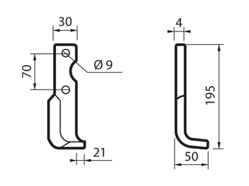 AGR06S - 2100 - 4000 - 6000 ANG. ELIC. SINISTRA - Zappe