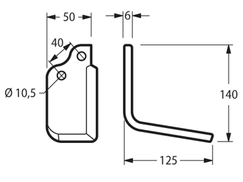 BAI04S - Q110 L130 SINISTRA ANGOLATA - Zappe