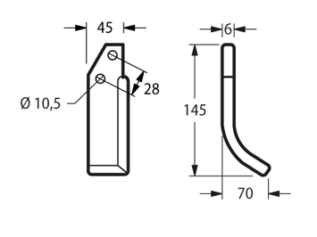 BER09S - S.318-16812DX/16813SX ARCO SINISTRA - Zappe