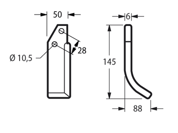 BER16S - S. 315 - 13014DX/13015SX ARCO SINISTRA - Zappe