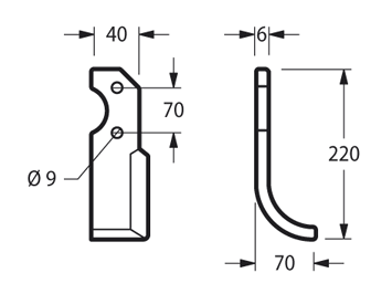 BRU09S - DS10 (DIESEL) ARCO SINISTRA - Zappe