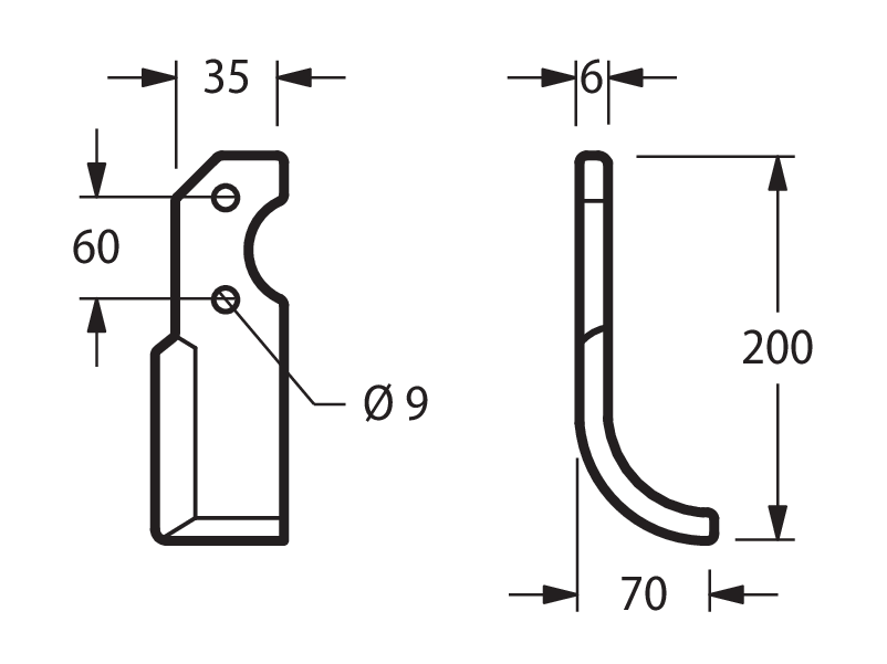 BRU25D - MAXI ARCO DESTRA - Zappe