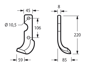 CAL02S - FP INTERFILARE ARCO-ELIC. SINISTRA - Zappe