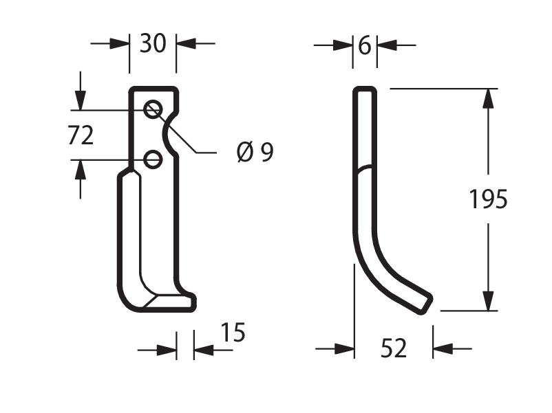 CAS11D - CU 125 ARCO ELIC. DESTRA - Zappe