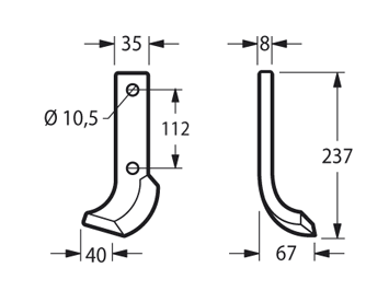 CAV01S - INTERF.ARCO ELIC. SINISTRA - Zappe