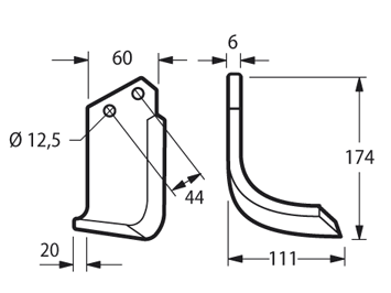 CEL13S - AL-BA-HBA-FBA ARCO ELIC. SINISTRA - Zappe