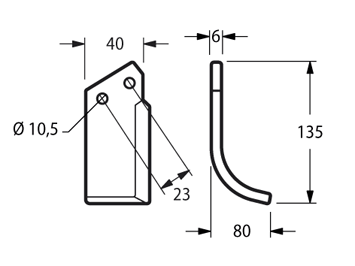 CMB04S - H80 ARCO SINISTRA - Zappe