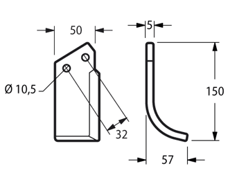 COM11S - FP-P11 ARCO SINISTRA - Zappe
