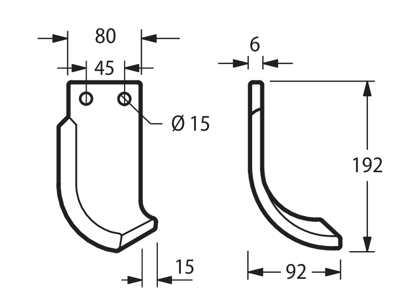EBE03D - RKB 471 - 1570 ARCO ELIC. DESTRA - Zappe