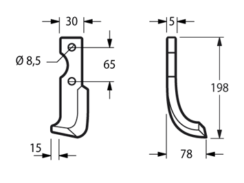 EUR06S - EURO 3 - 50 ARCO ELIC. SINISTRA - Zappe