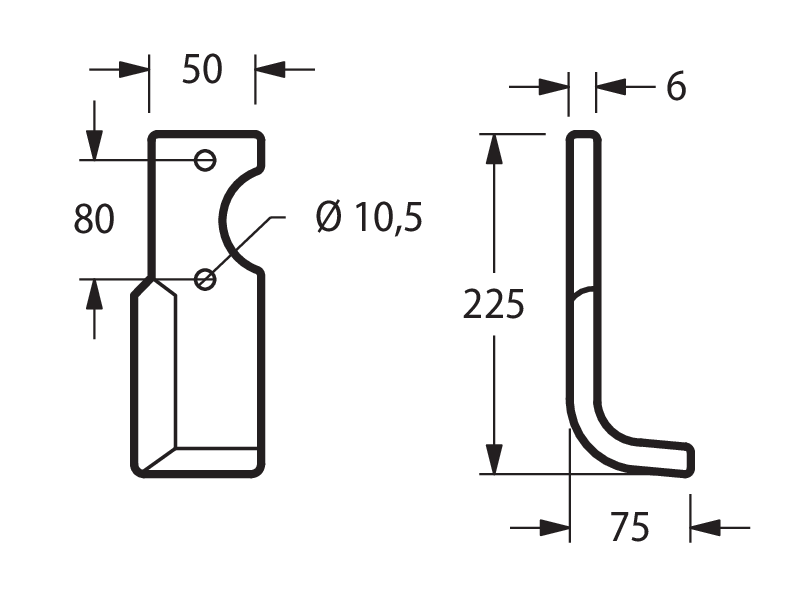 FMO04D - R4 L300 ARCO DESTRA - Zappe