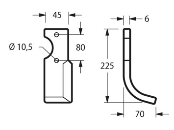 FMO05S - INTERFILARE ARCO SINISTRA - Zappe