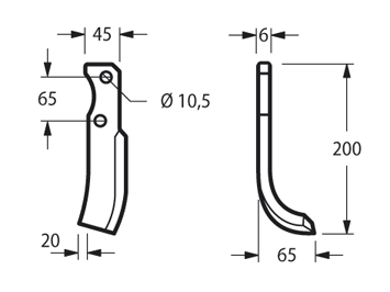 FOR06S - TIGROTTO FT4 INTERNA ARCO - ELIC. SINISTRA - Zappe