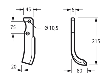 FOR07S - LEONE FL4 INTERNA ARCO - ELIC. SINISTRA - Zappe