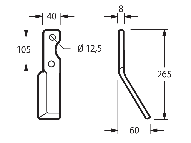 FRG13D - D35 COLTELLO DESTRO - Zappe