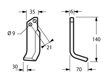 GRI04S - GRILLINO C. GUELFO (127) arco - elic. SINISTRA - Zappe