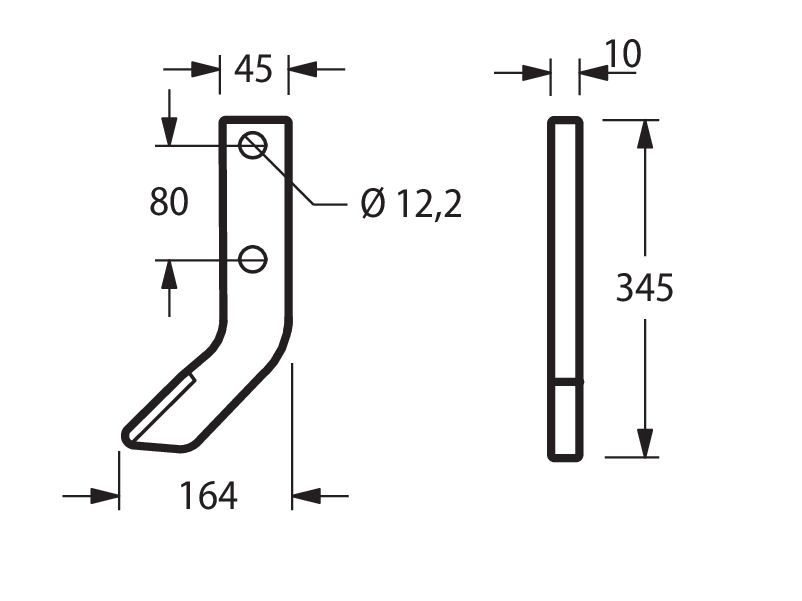 GRM04W - SAGOMATORE X PATATE DENTE C/PLACCA ANTIUSURA - Denti per sagomatori