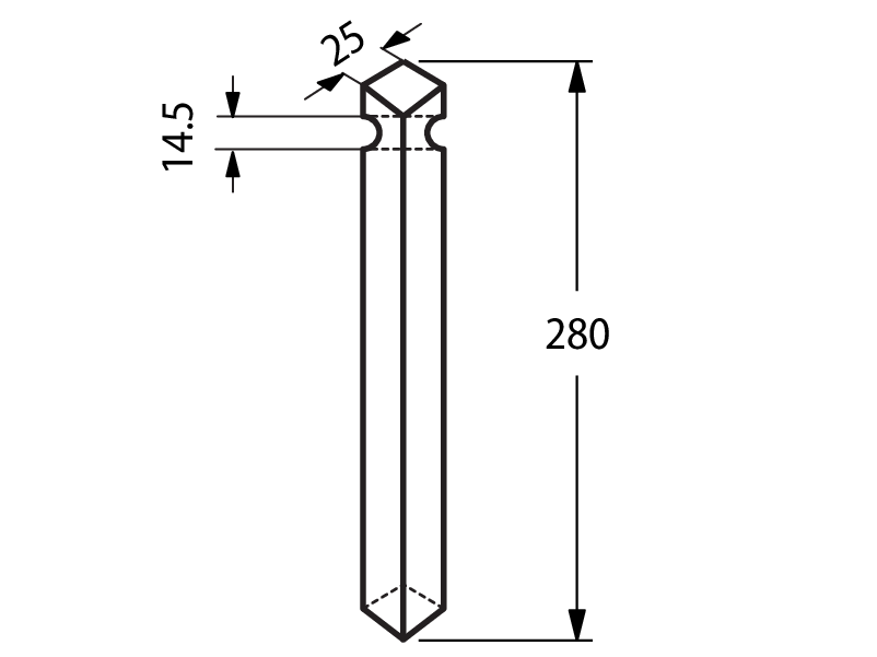 KRO10 - DENTE ROTORE - Zappe