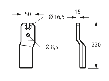 KUH114N - DENTE ATTACCO RAPIDO DESTRO - Zappe