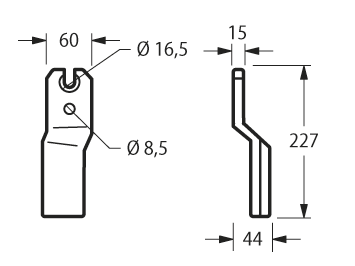 KUH116N - DENTE ATTACCO RAPIDO DESTRO - Zappe