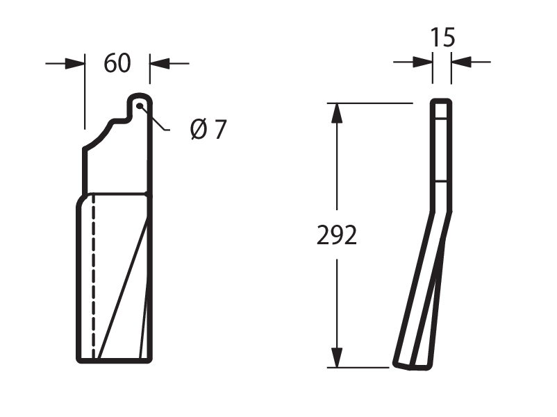 KUH79N - EL201 DENTE ATTACCO RAPIDO DESTRO - Zappe