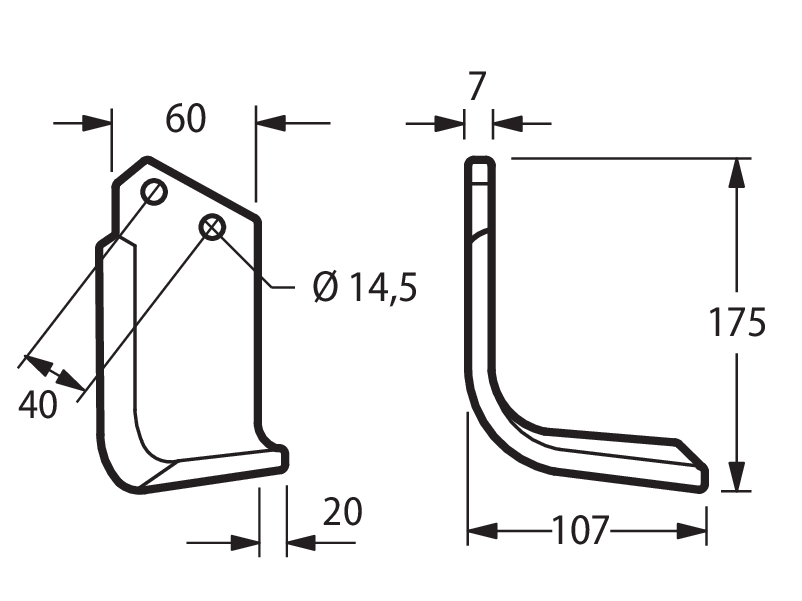 MAL20D - PL NUOVO MODELLO ANG. - ELIC. DESTRA - Zappe