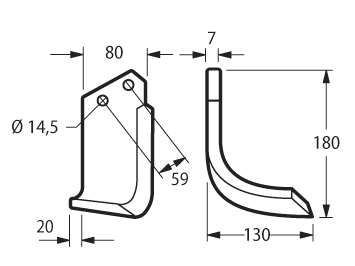 MEO03S - TIPO PESANTE ARCO ELIC. SINISTRA - Zappe
