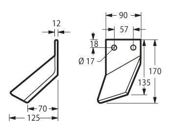 MSA08RS - INTERRASASSI SINISTRA CON RIPORTO - Zappe