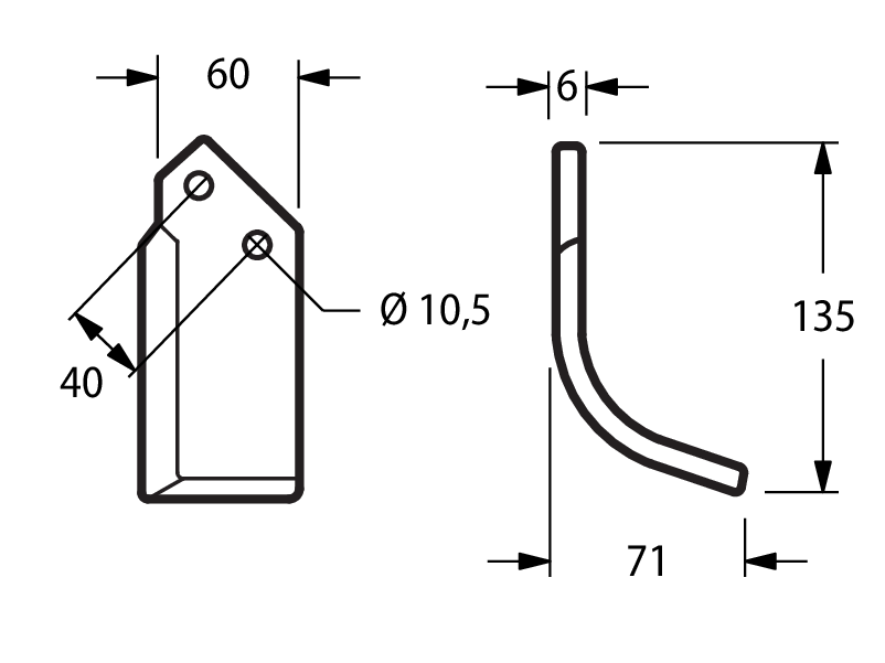 NAR05D - 5C 5015 ARCO DESTRA - Zappe