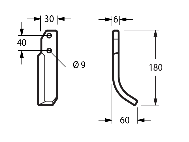 NIB01D - E LUNGA ARCO DESTRA - Zappe