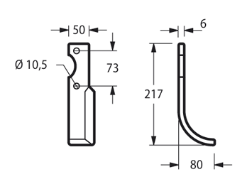 PAB10S - G84 - G94 ARCO SINISTRA - Zappe