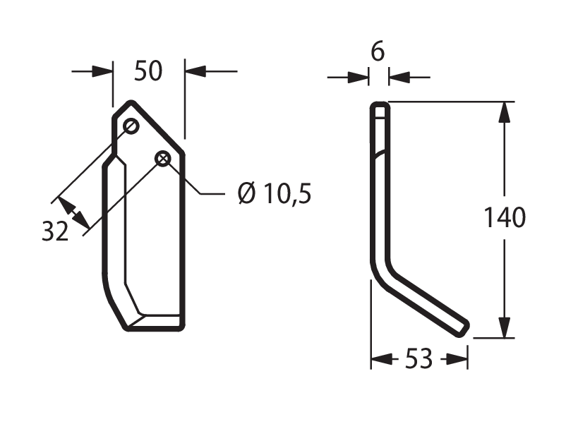 PAS09D - 591-F.901 (HP6) ARCO DESTRA - Zappe