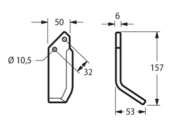 PAS11S - F912/923(HP13-15) arco orig. SINISTRA - Zappe