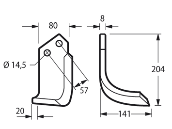 PEG03S - TC-TD arco elic. SINISTRA - Zappe
