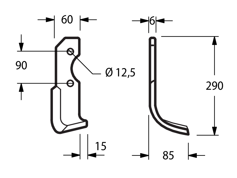 PEG07D - TL arco elic. DESTRA - Zappe