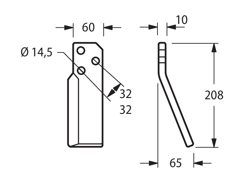 REN02D - RTP RTX COLT. 3 FORI DESTRO - Zappe