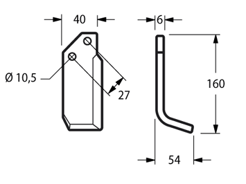 VAL11S - VMC 8 ANGOLATA SINISTRA - Zappe