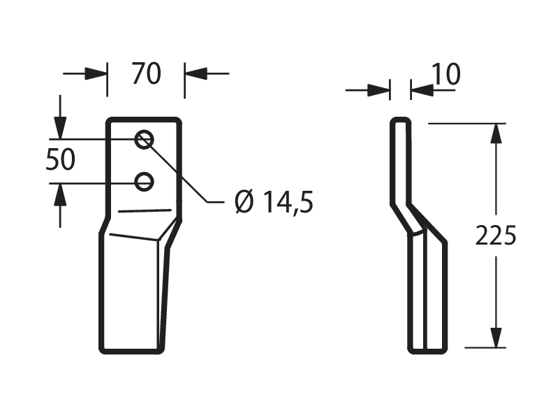 VIG01D - DENTE DESTRO - Zappe