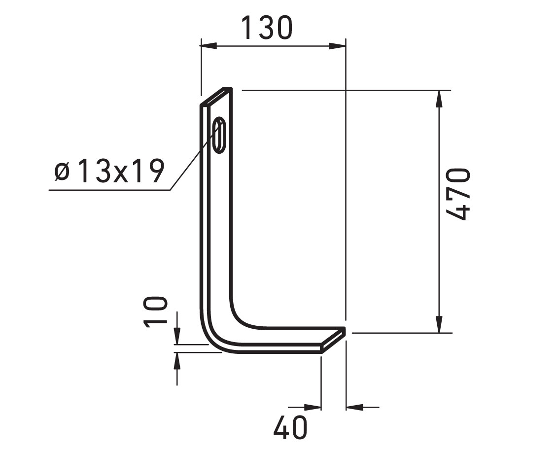 VIB99 - Rinforzo rompitraccia 40x10 mm