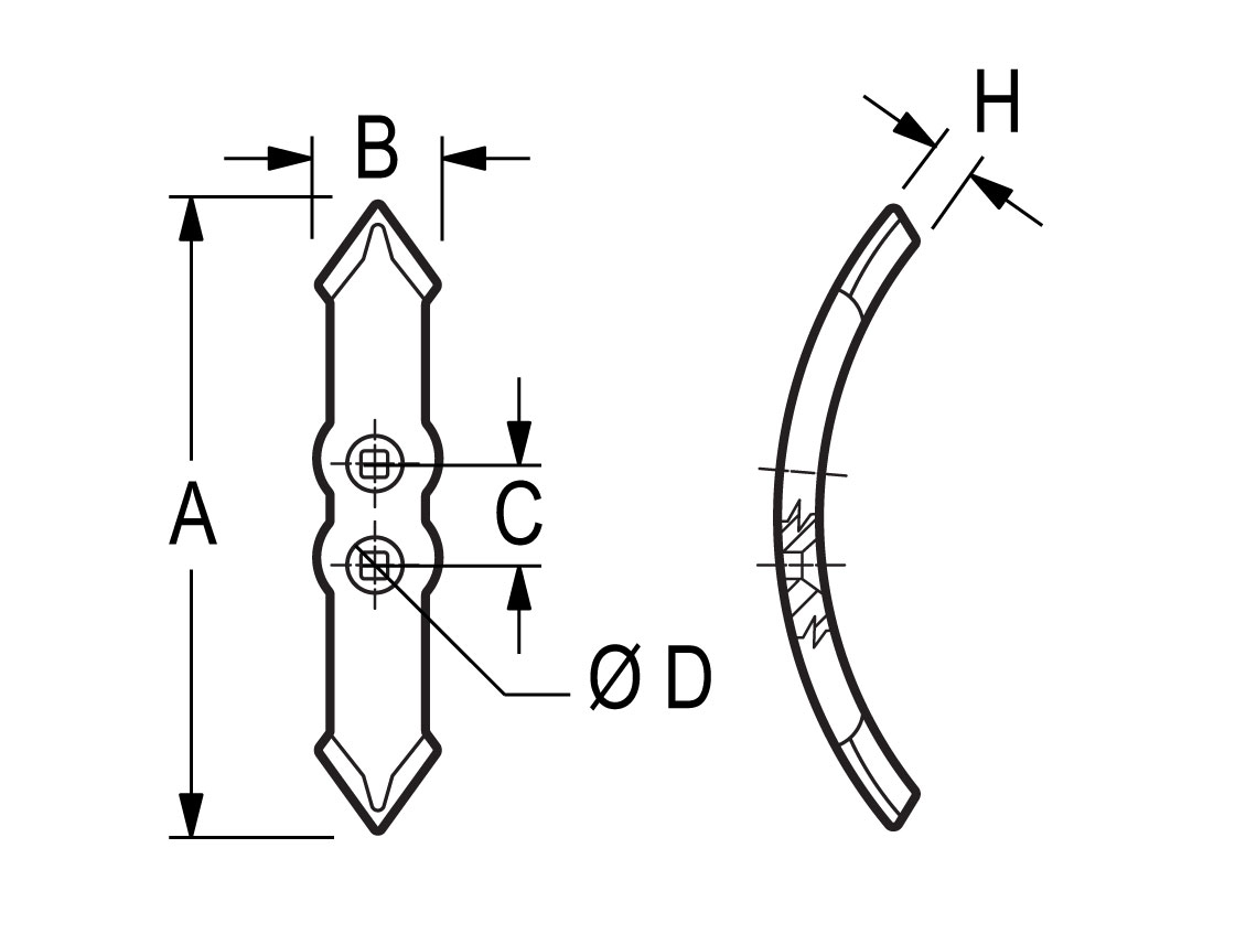 DES09 - Dente reversibile