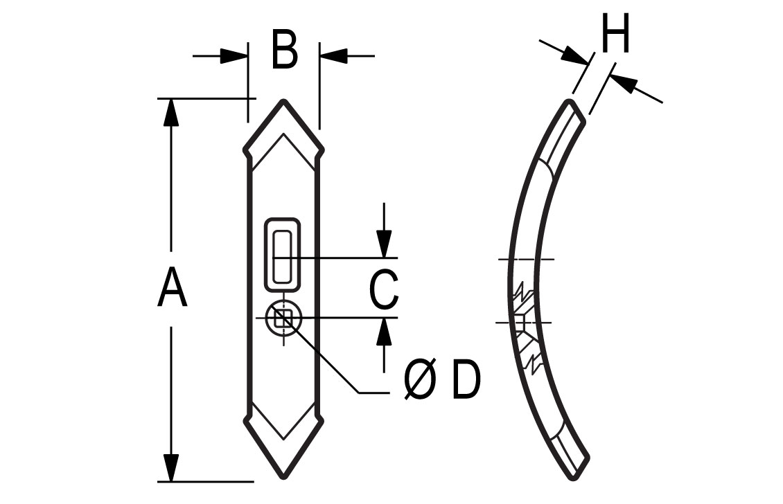 DES15 - Dente standard