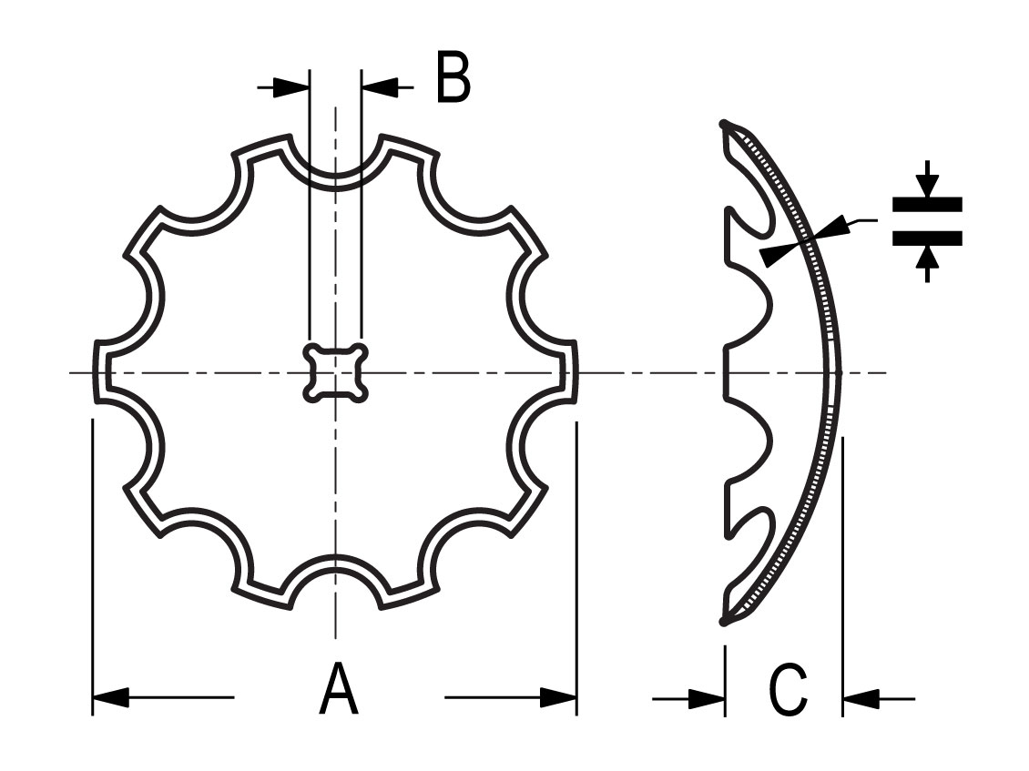 DSD04 - Disco dentato mm 460