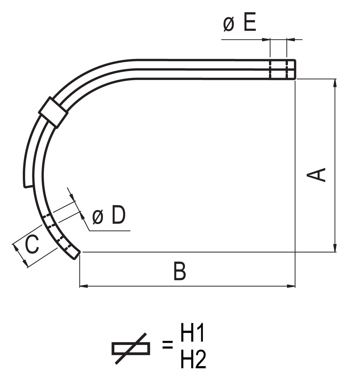 VIB60 - Molla chisel bilama 55x25 - 55x25 mm