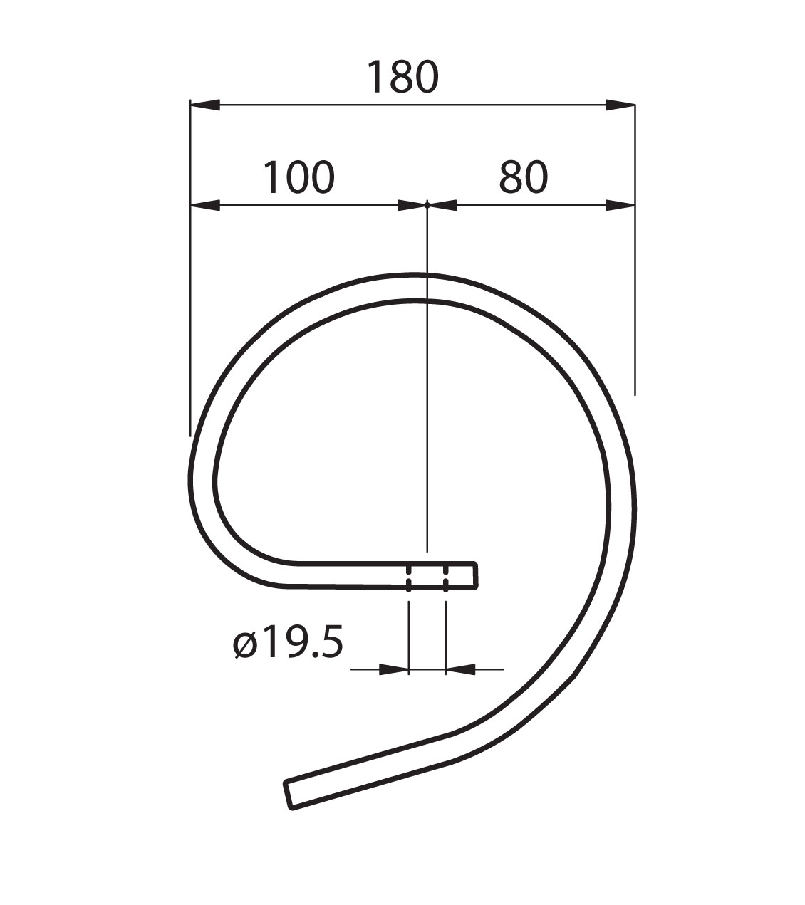 VIB08 - Rinforzo per molla flex 32x10 mm