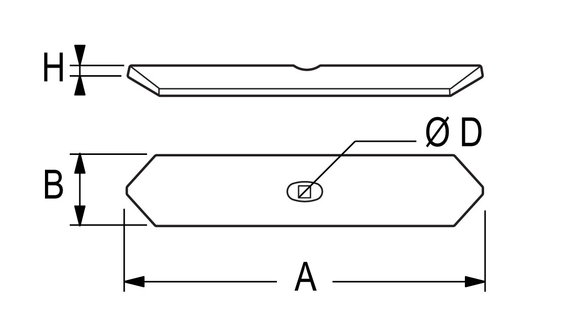 VIB76 - Vomerino reversibile per molla