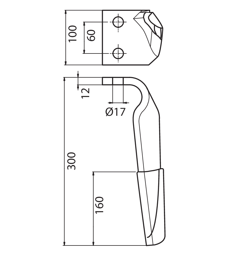 DER52RS - DM CON RIPORTO - SX - Denti e coltelli per erpici rotanti