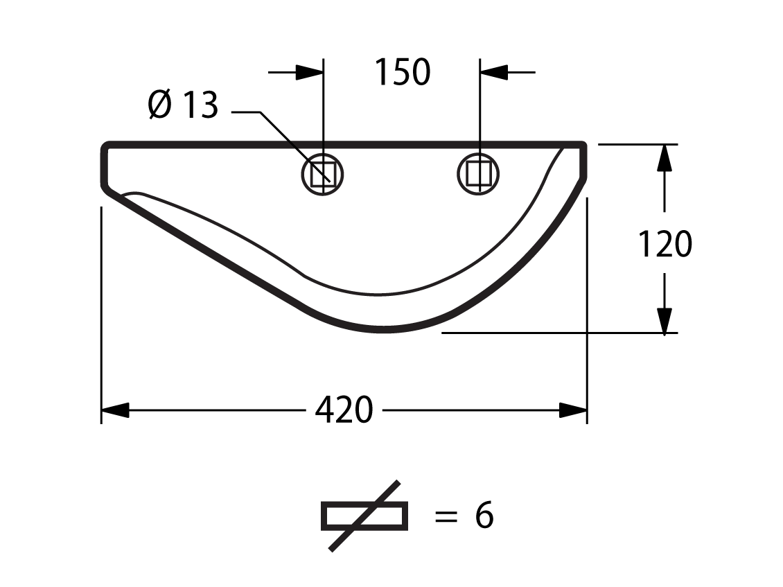 BRO09D - VOMERE MB6 cantieri DX
